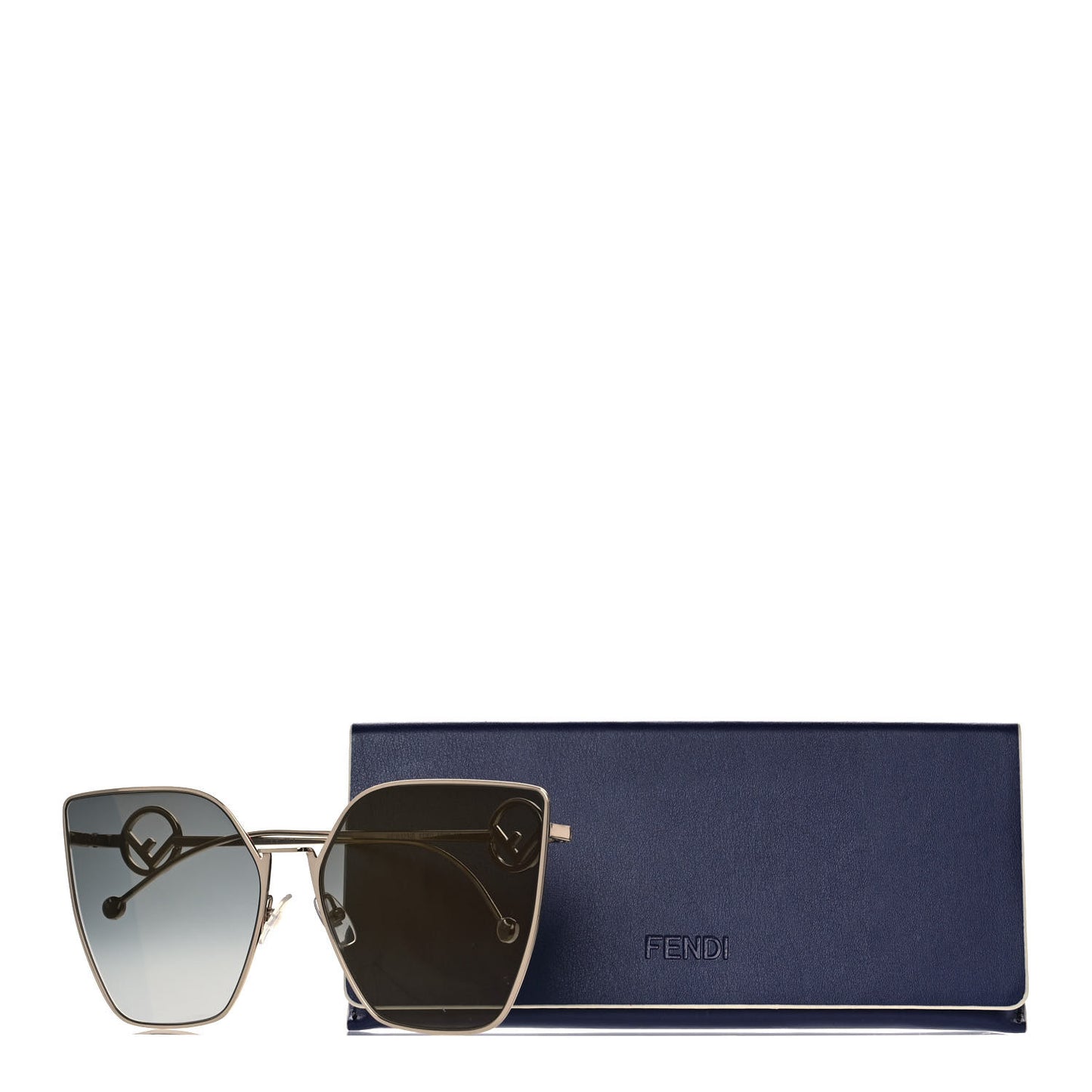 Metal F is Fendi Sunglasses FF 0323/S Gold