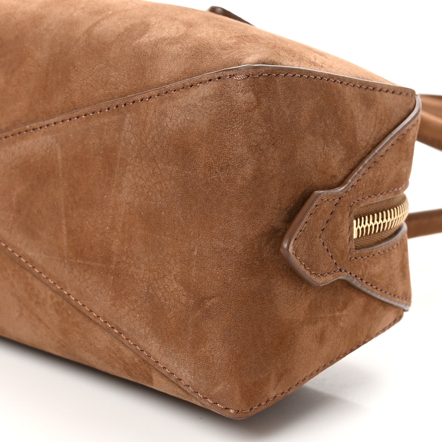 Nubuck Medium Le Teckel Bag Brown