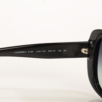 Chanel CC Sunglasses 5183 Black 3 of 5
