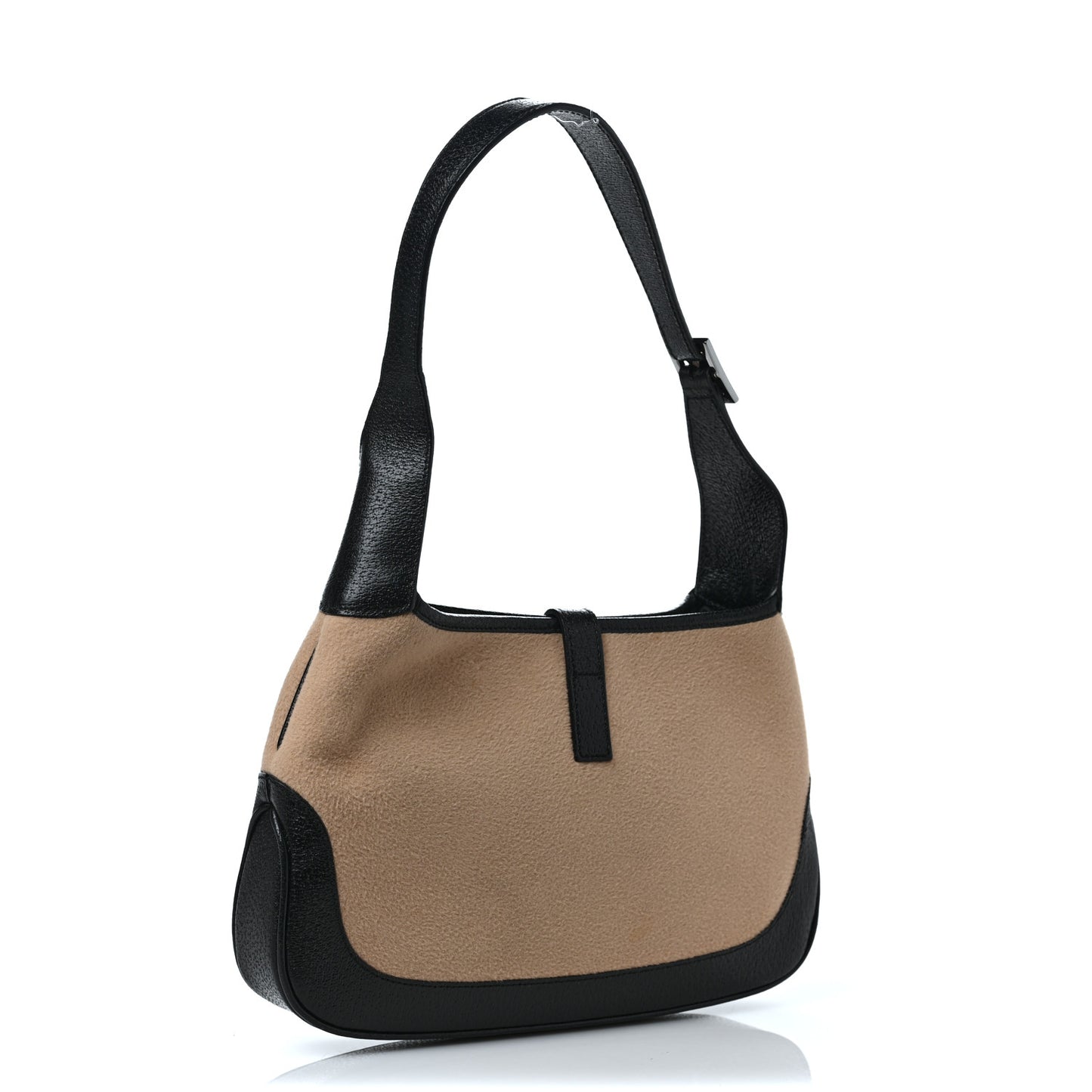 Suede Small Jackie O Hobo Beige