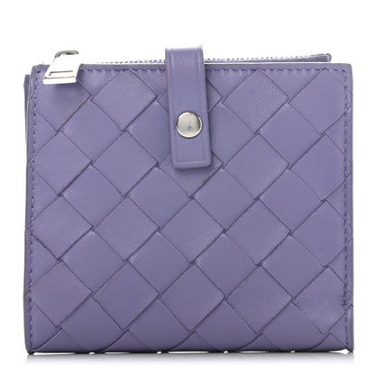 Bottega Veneta Nappa Intrecciato Bifold Zipped Wallet Lavender 1 of 7