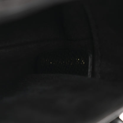 Christian Dior Grained Calfskin Mini Saddle Bag With Strap Black 7 of 11