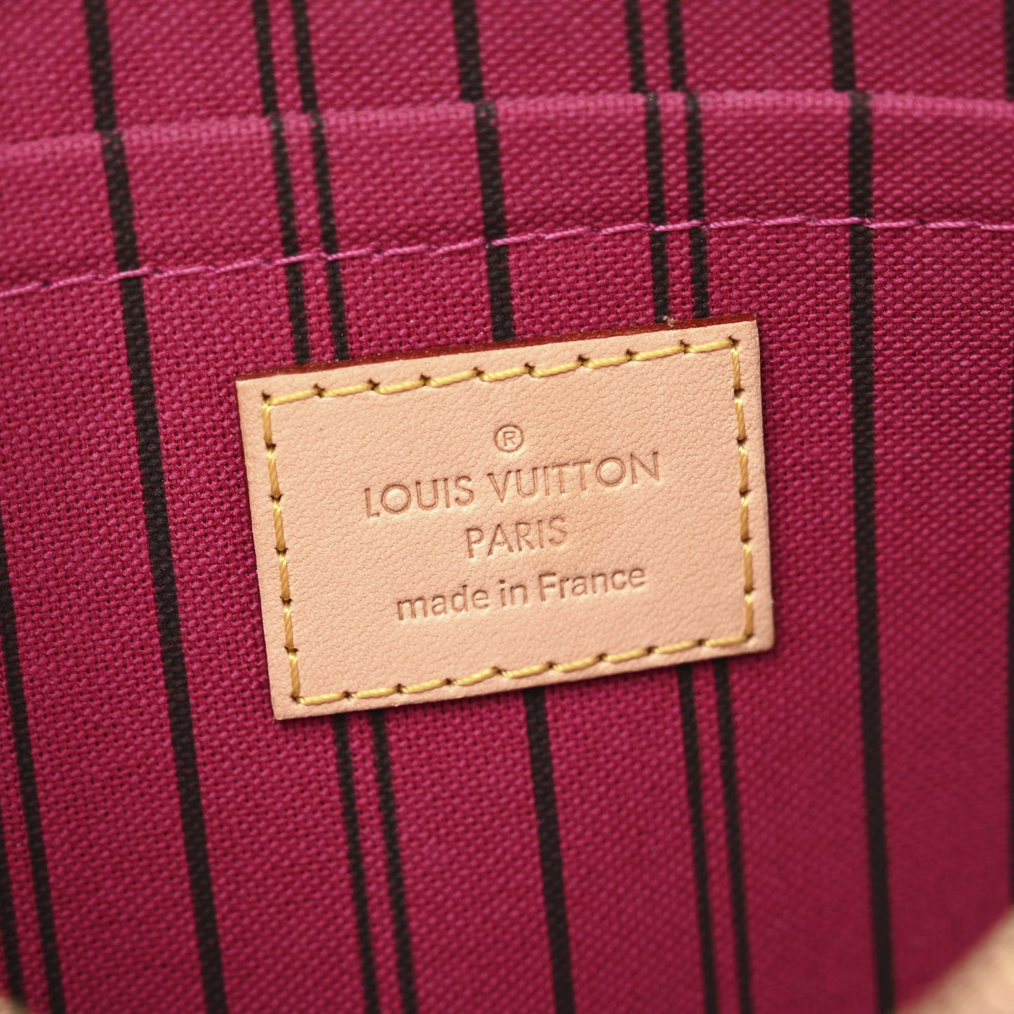 Monogram Neverfull MM GM Pochette Pivoine