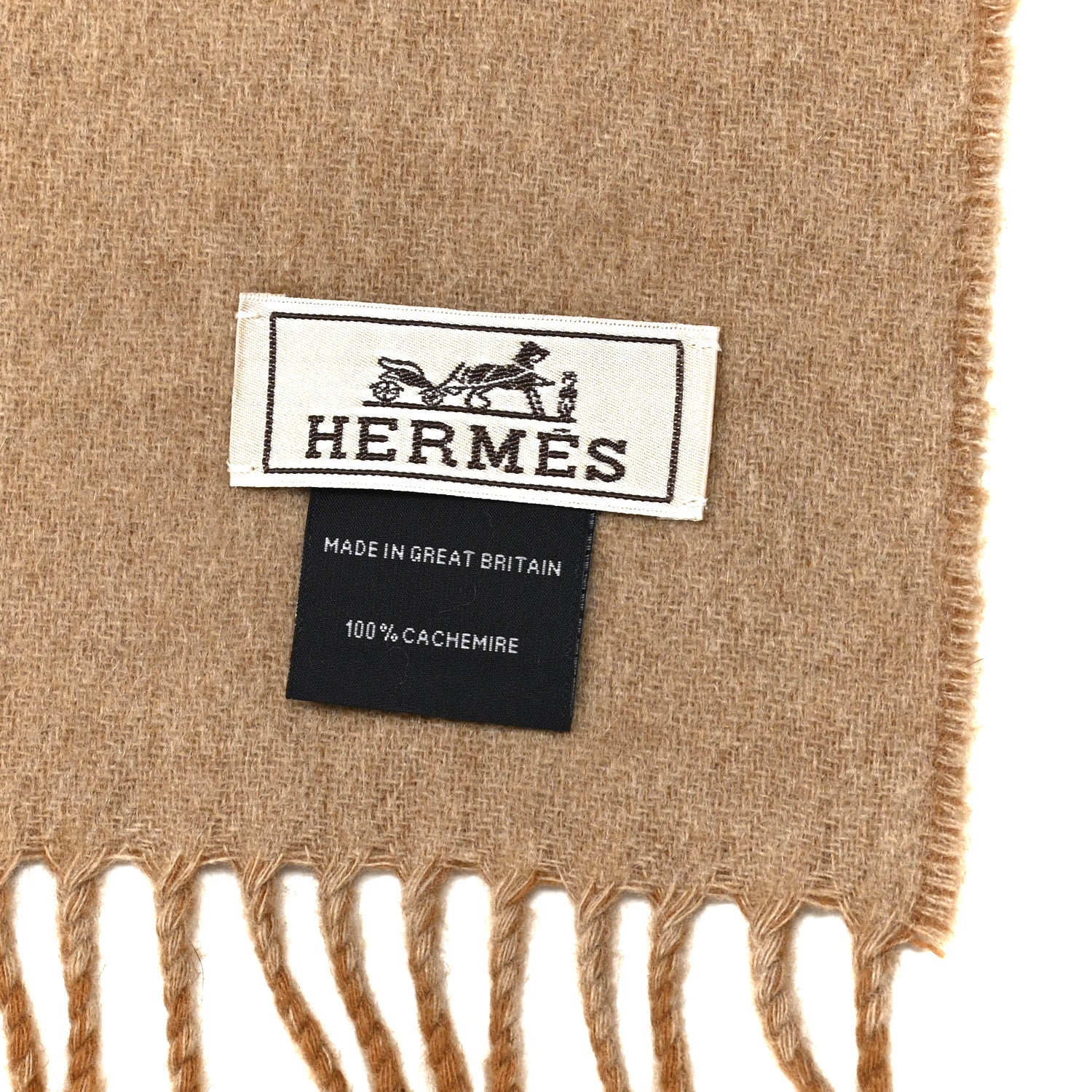 HERMÈS 100% CACHEMIRE マフラー Hermes Cashmere Recto Verso Muffler Camel Beige 971879 – FASHIONPHILE