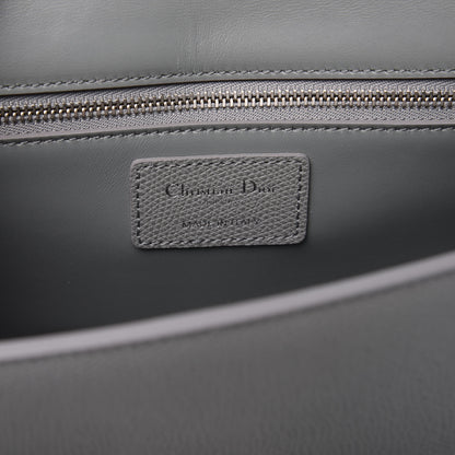 Christian Dior Grained Calfskin 30 Montaigne Chain Flap Bag Grey 7 of 10