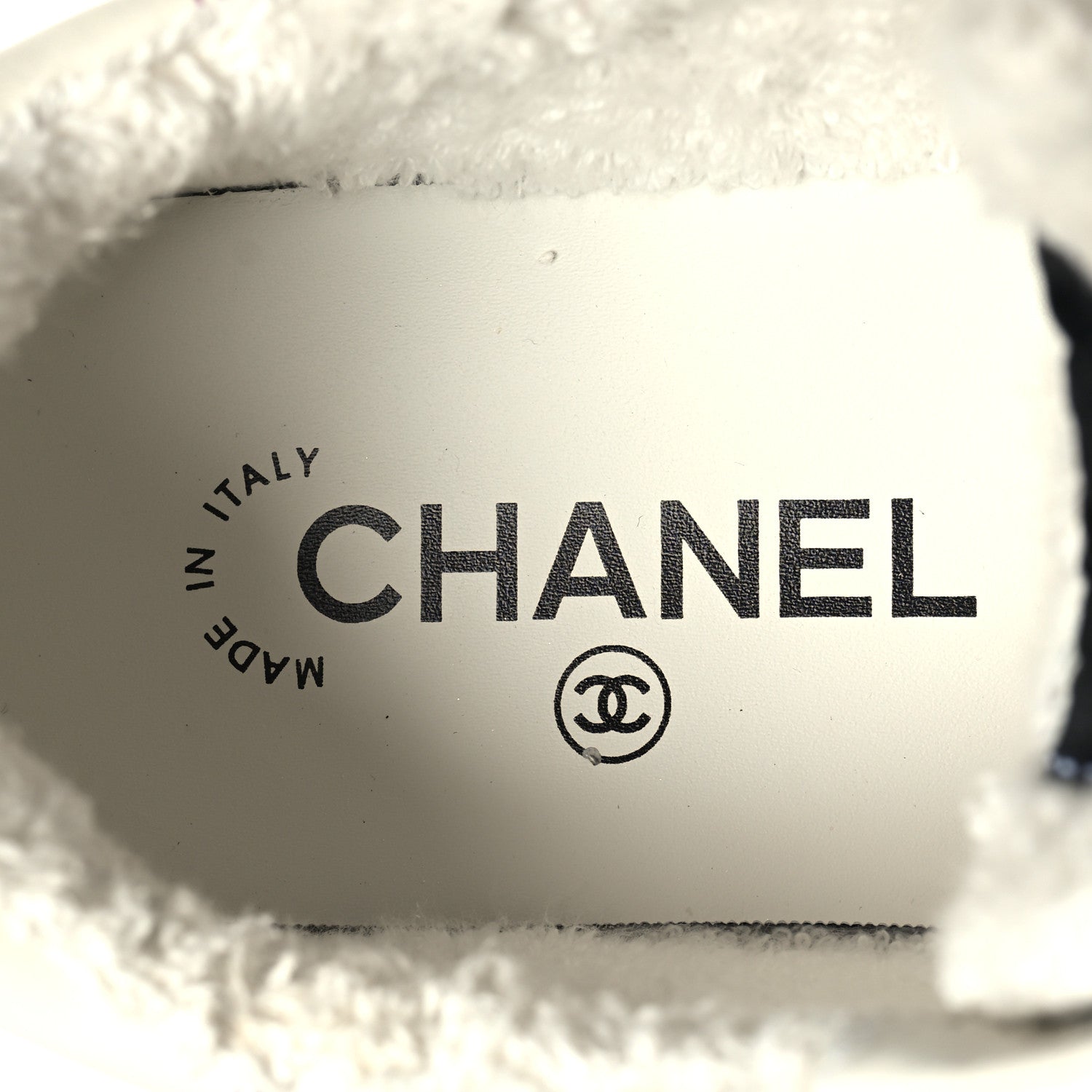 Chanel Calfskin Womens Logo Sneakers 35.5 White Pink 8 of 10