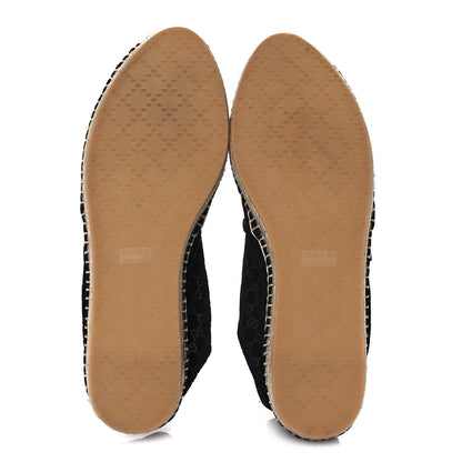 Gucci Suede Microguccissima Espadrilles 39.5 Black 5 of 7