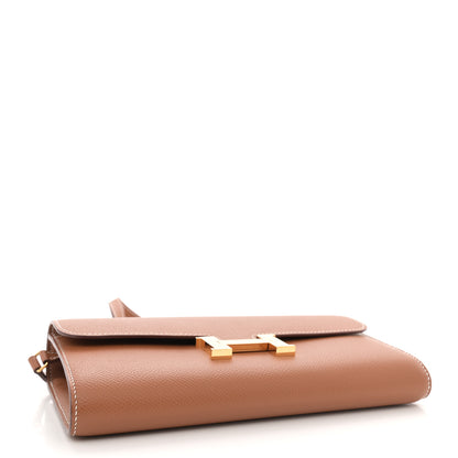 Hermes Epsom Constance Long Wallet To Go Gold 4 of 11
