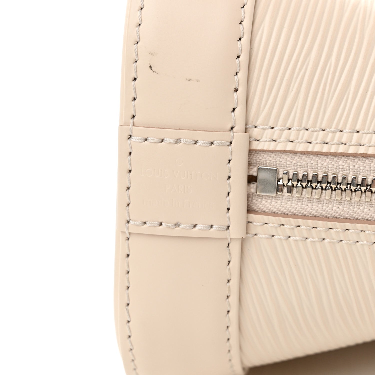 Louis Vuitton Epi Jacquard Alma BB Ivory 6 of 12