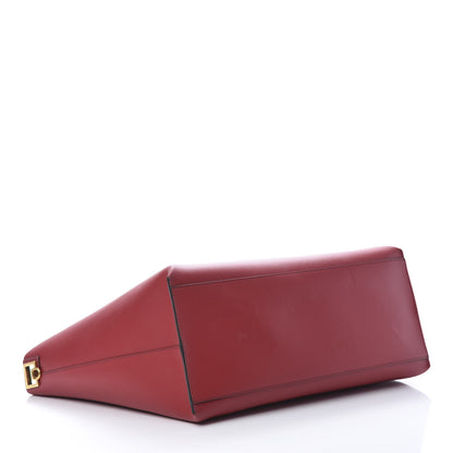 Givenchy Calfskin Medium GV Shopper Tote Dark Red 4 of 16