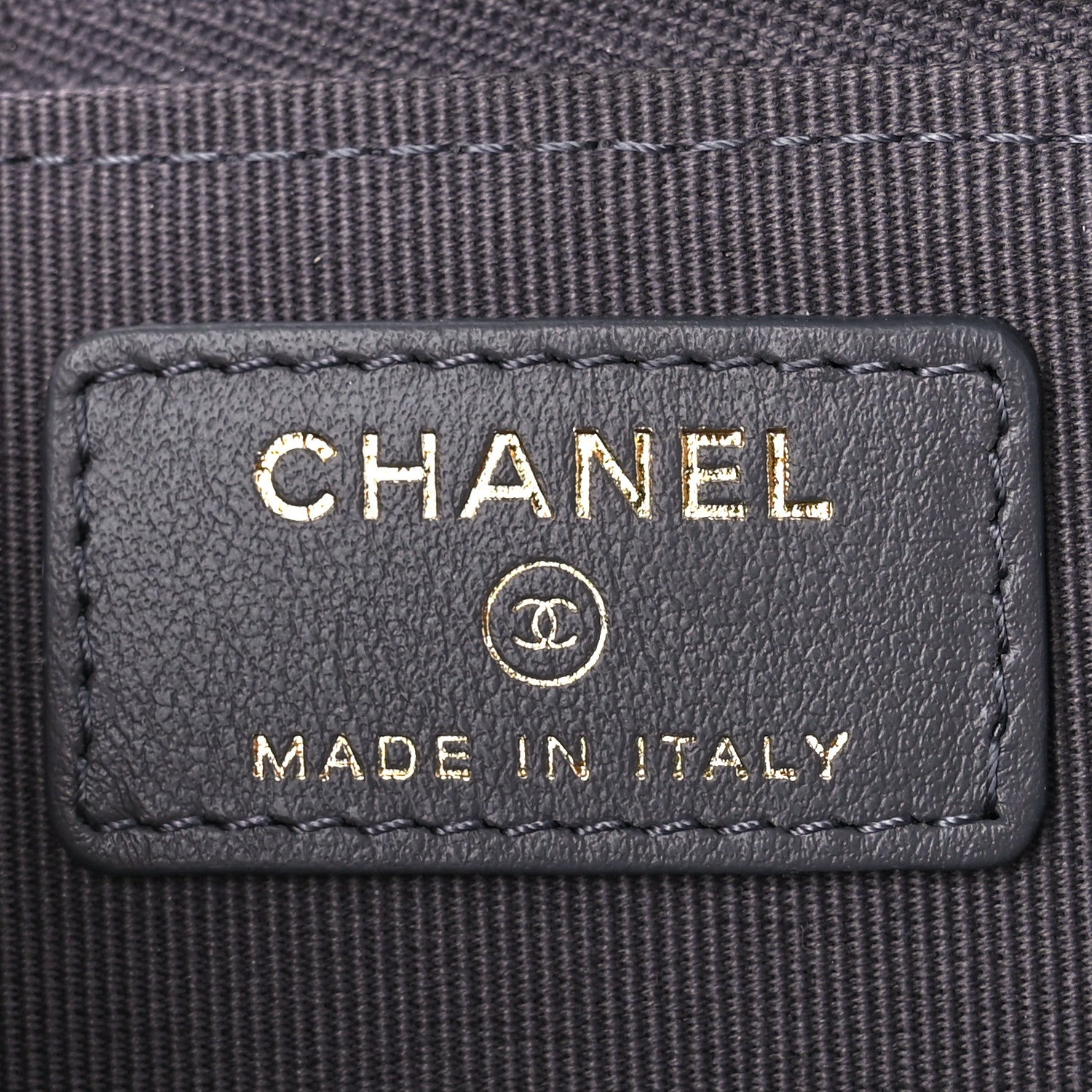 Chanel Caviar Quilted Zipped Key Holder Case Gray 6 of 11