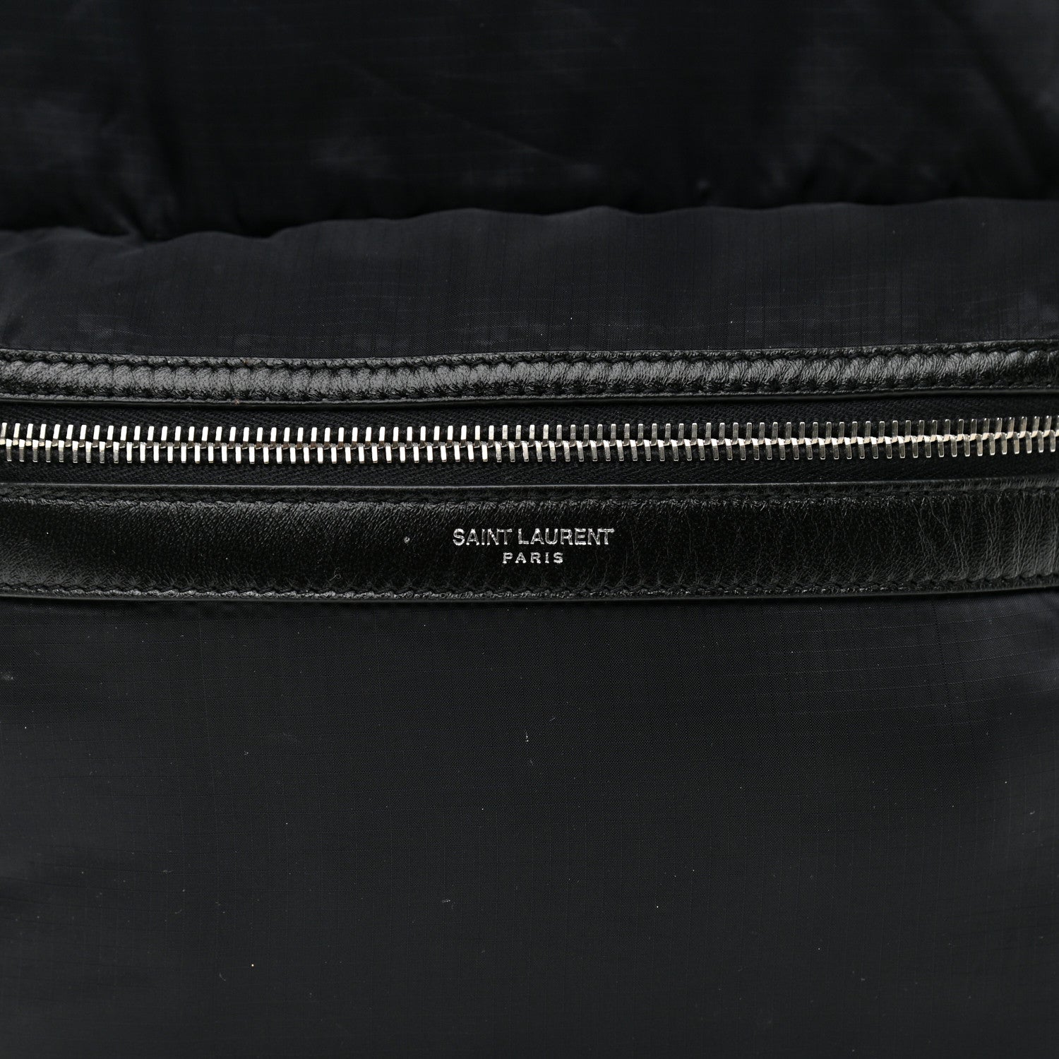 Saint Laurent Nylon City Fold Up Backpack Belt Bag Black 21 of 37