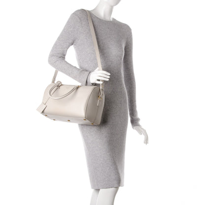 Saint Laurent Calfskin Classic Duffle 6 Dove White 2 of 9