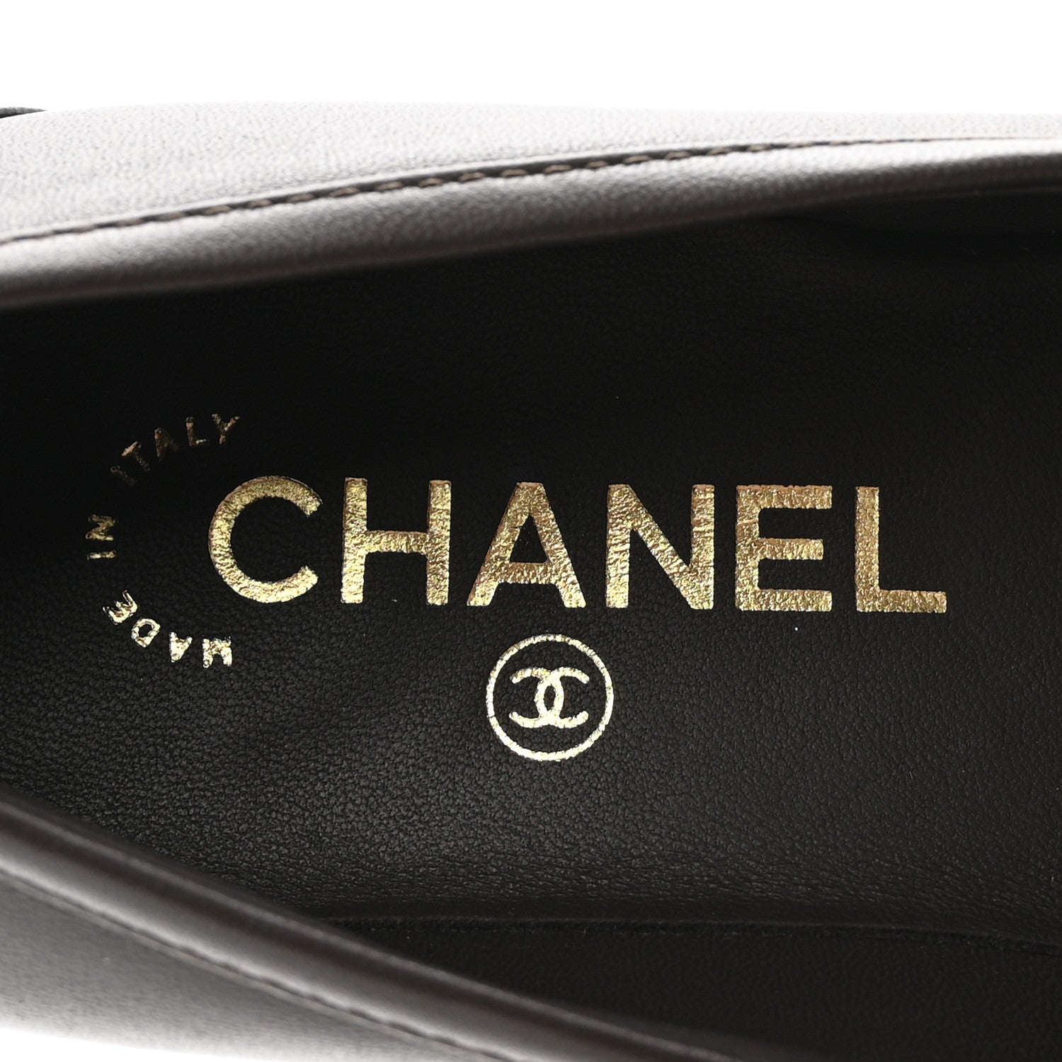 Chanel Lambskin Quilted CC Turnlock Loafers 39.5 Dark Brown 8 of 9