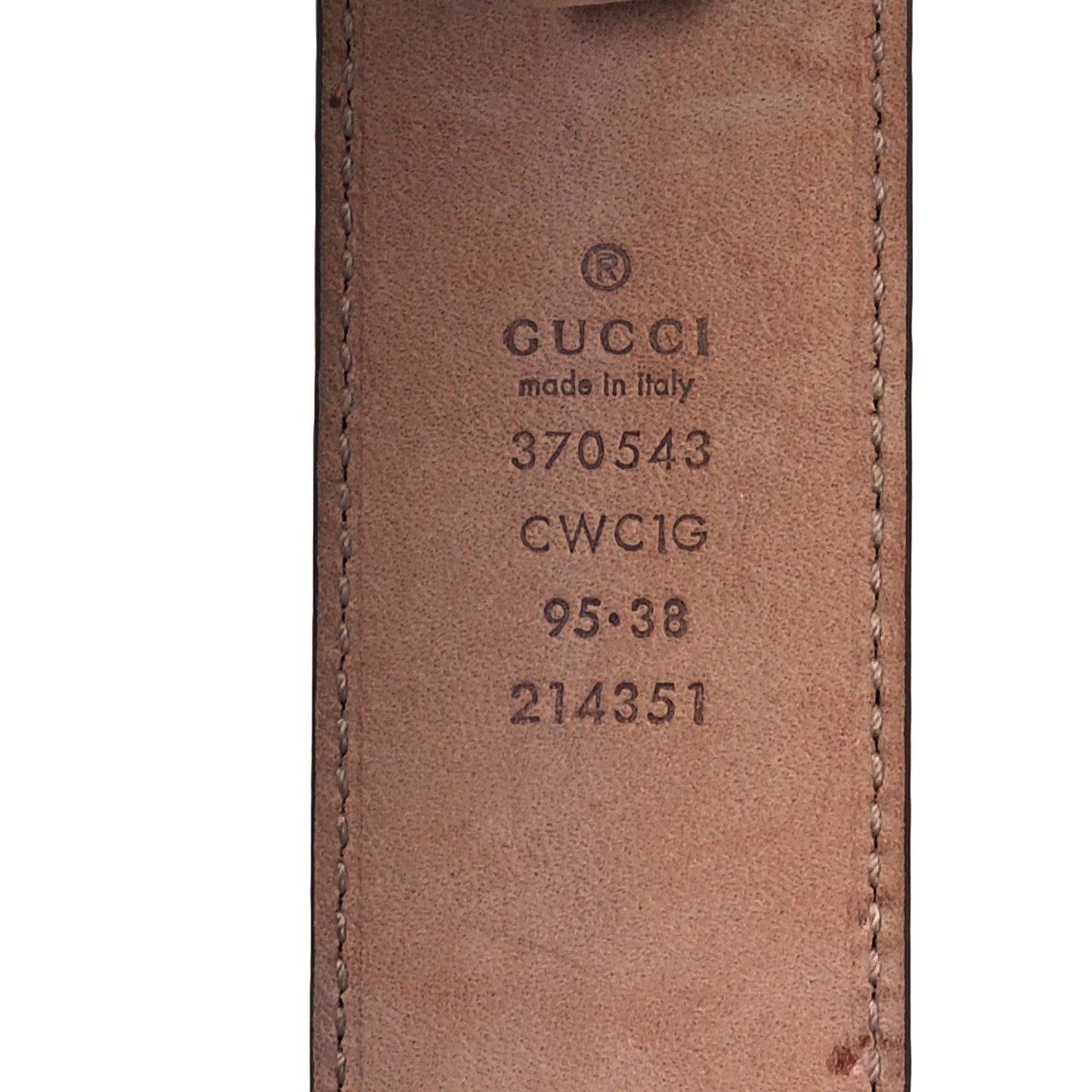 Guccissima Signature Interlocking G 37mm Belt 95 38 Hibiscus Red