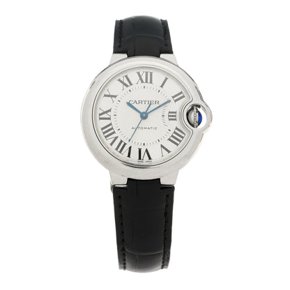 Cartier Stainless Steel Alligator 33mm Ballon Bleu De Cartier Automatic Watch 1 of 5