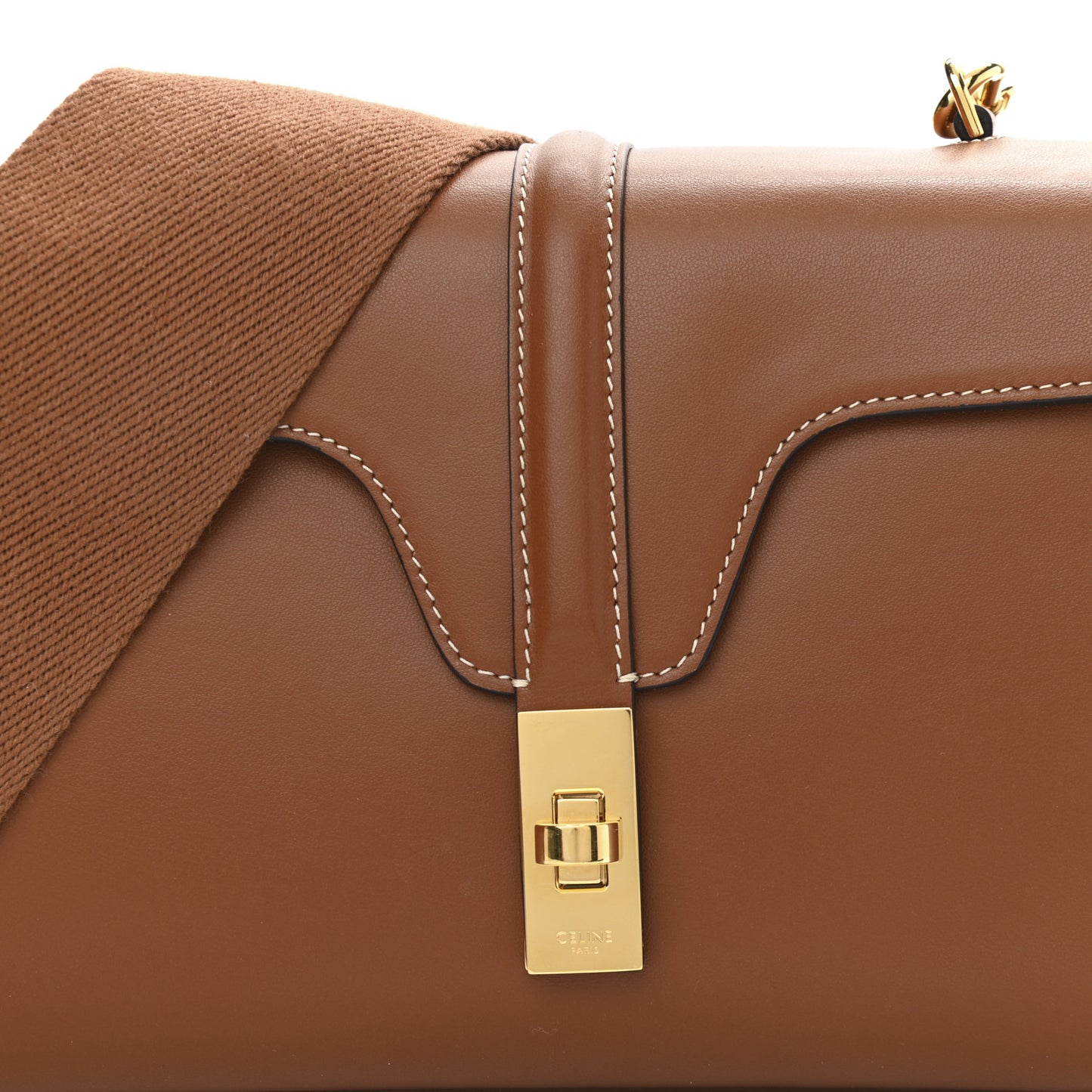 Smooth Calfskin Teen 16 Crossbody Bag Soft Tan