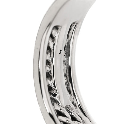 David Yurman Sterling Silver 18K Yellow Gold 6mm X Crossover Ring 54 6.75 5 of 5