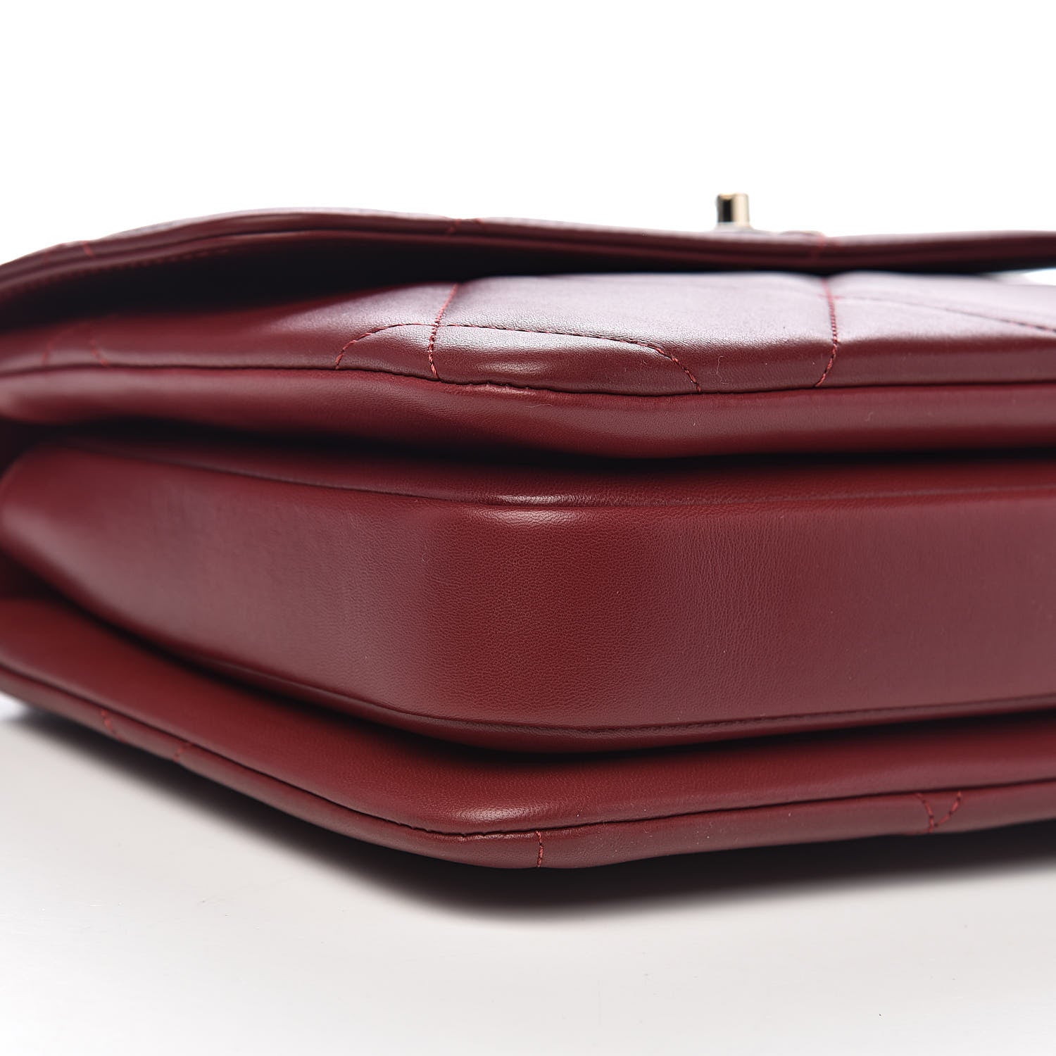 Chanel Lambskin Quilted Medium Trendy CC Flap Dual Handle Bag Burgundy 8 of 12