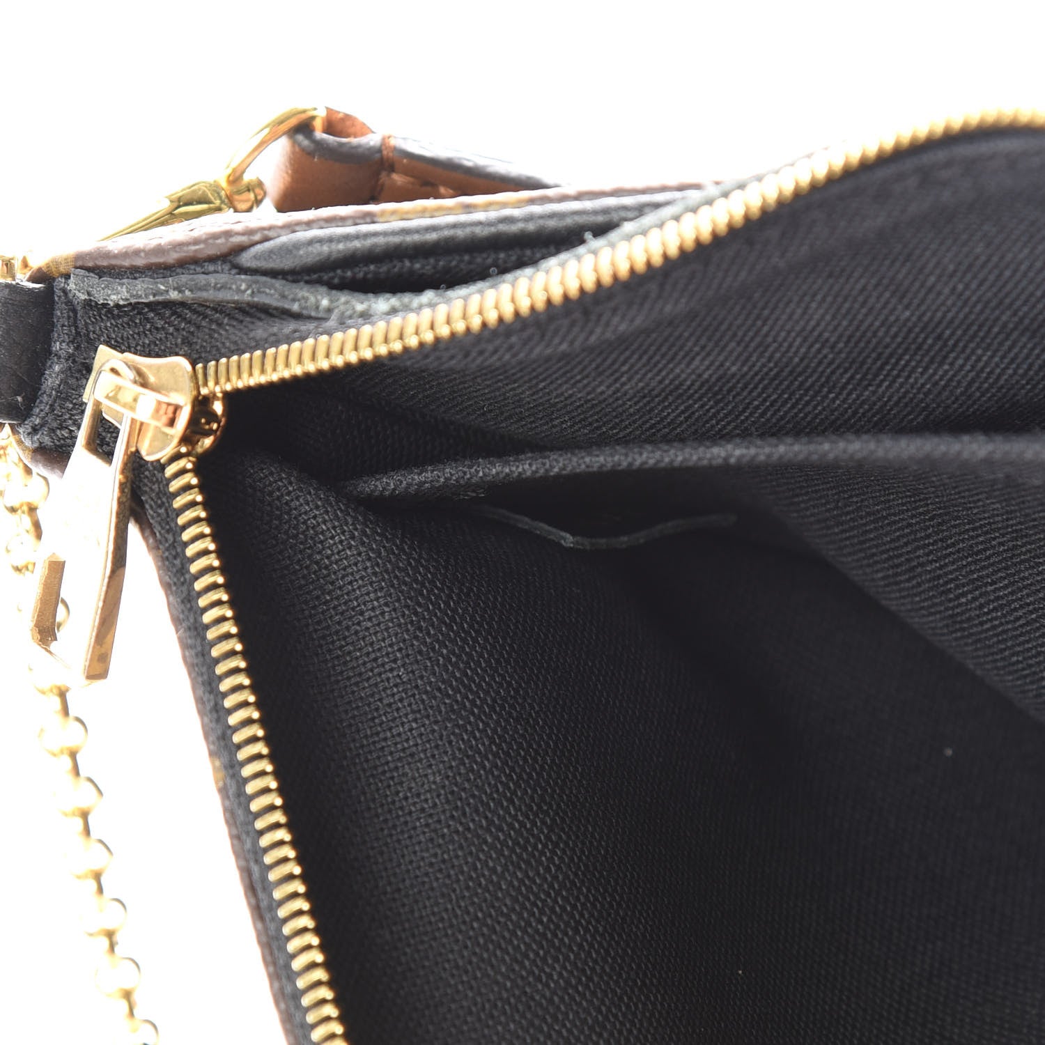 Louis Vuitton Monogram Pallas Clutch Black 8 of 10