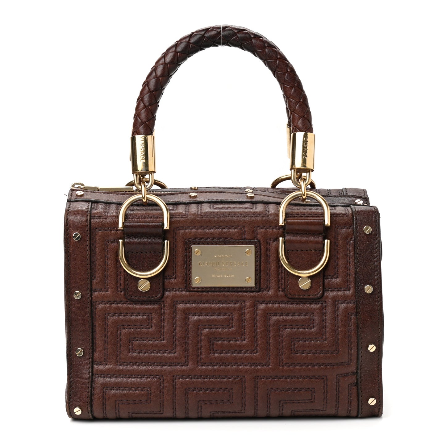 Nappa Barocco Couture Bag Brown