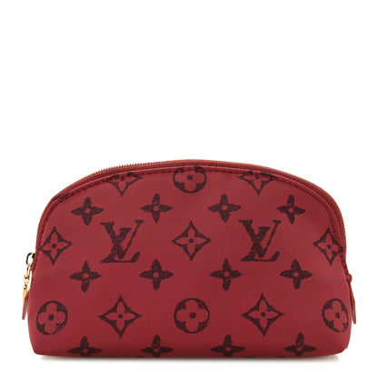 Louis Vuitton LV X Grace Coddington Nylon Cosmetic Pouch PM Red 1 of 6