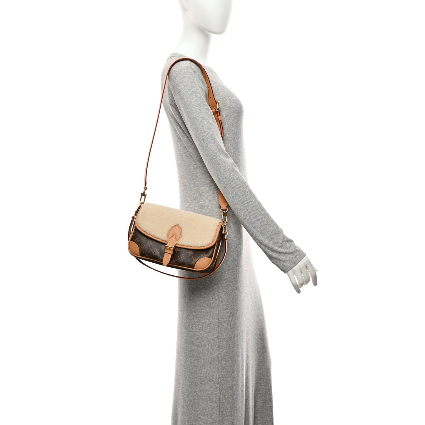 Monogram Shearling Diane NM