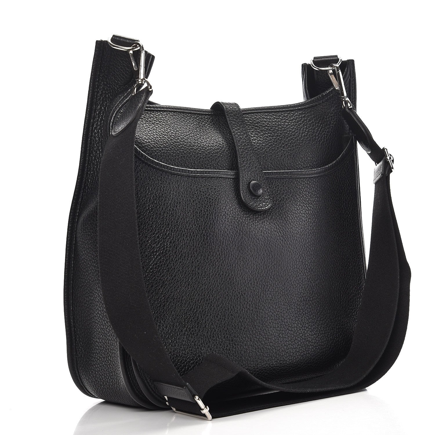 Hermes Taurillon Clemence Evelyne III GM Black 3 of 8