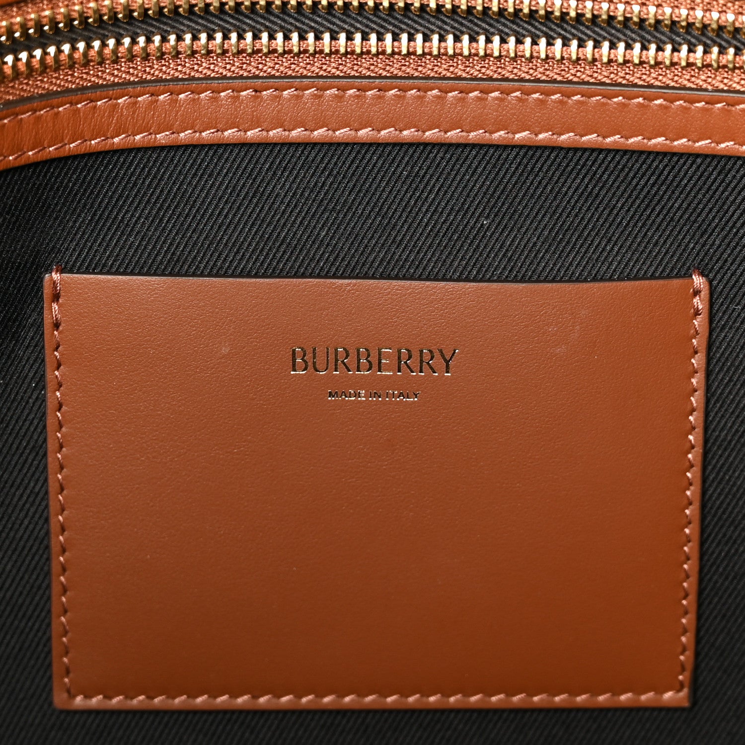 Burberry E-Canvas Check Medium Soft TB Tote Dark Birch Brown Dark Birch Brown 6 of 11
