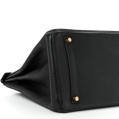 Hermes Fjord Birkin 35 Black 9 of 12