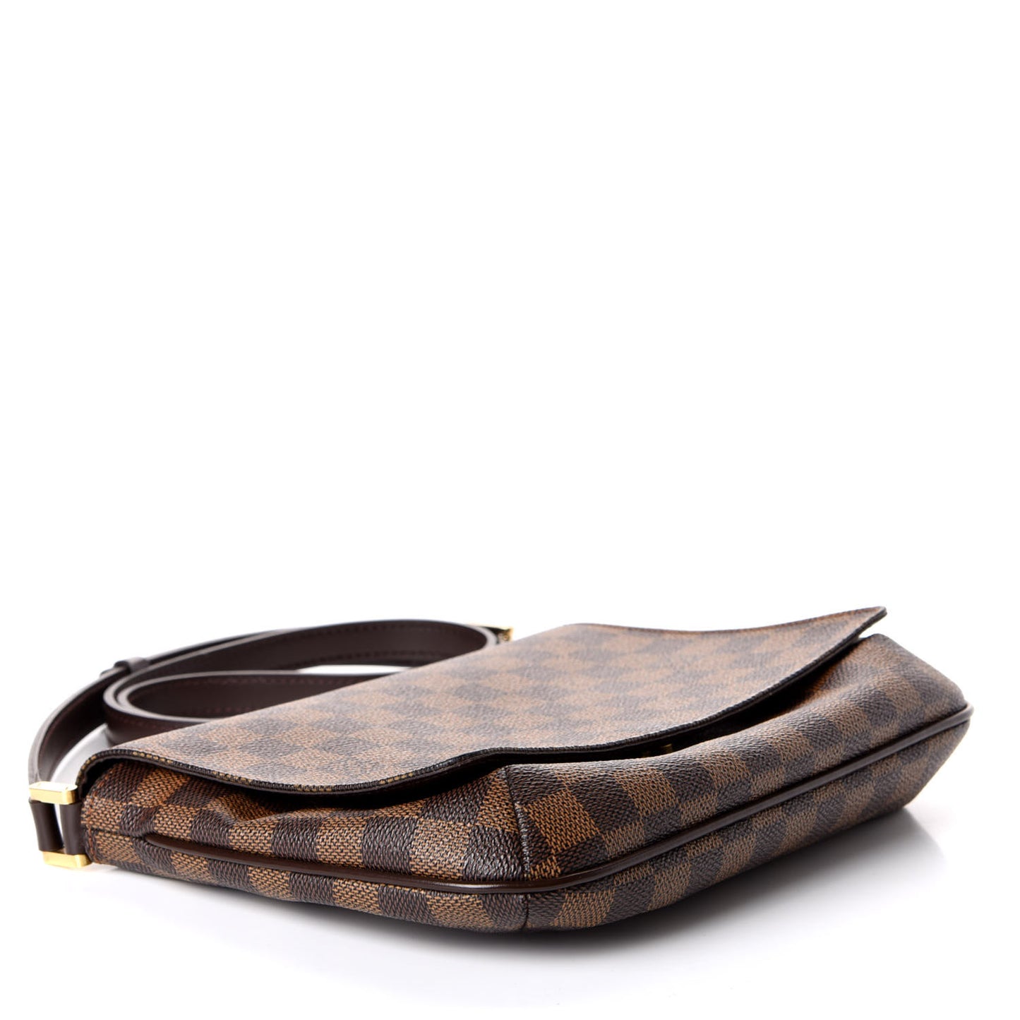 Damier Ebene Musette Tango Long Strap
