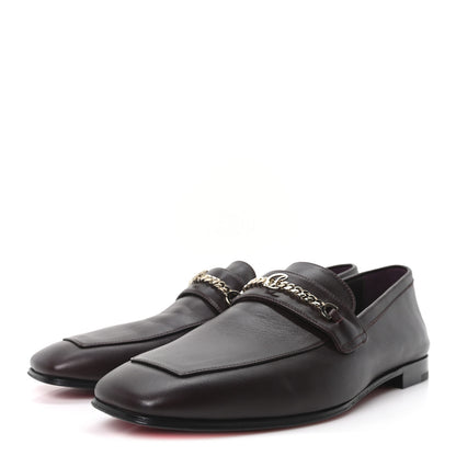 Christian Louboutin Calf Glove MJ Mock Womens Flat 39 Merlot 4 of 8