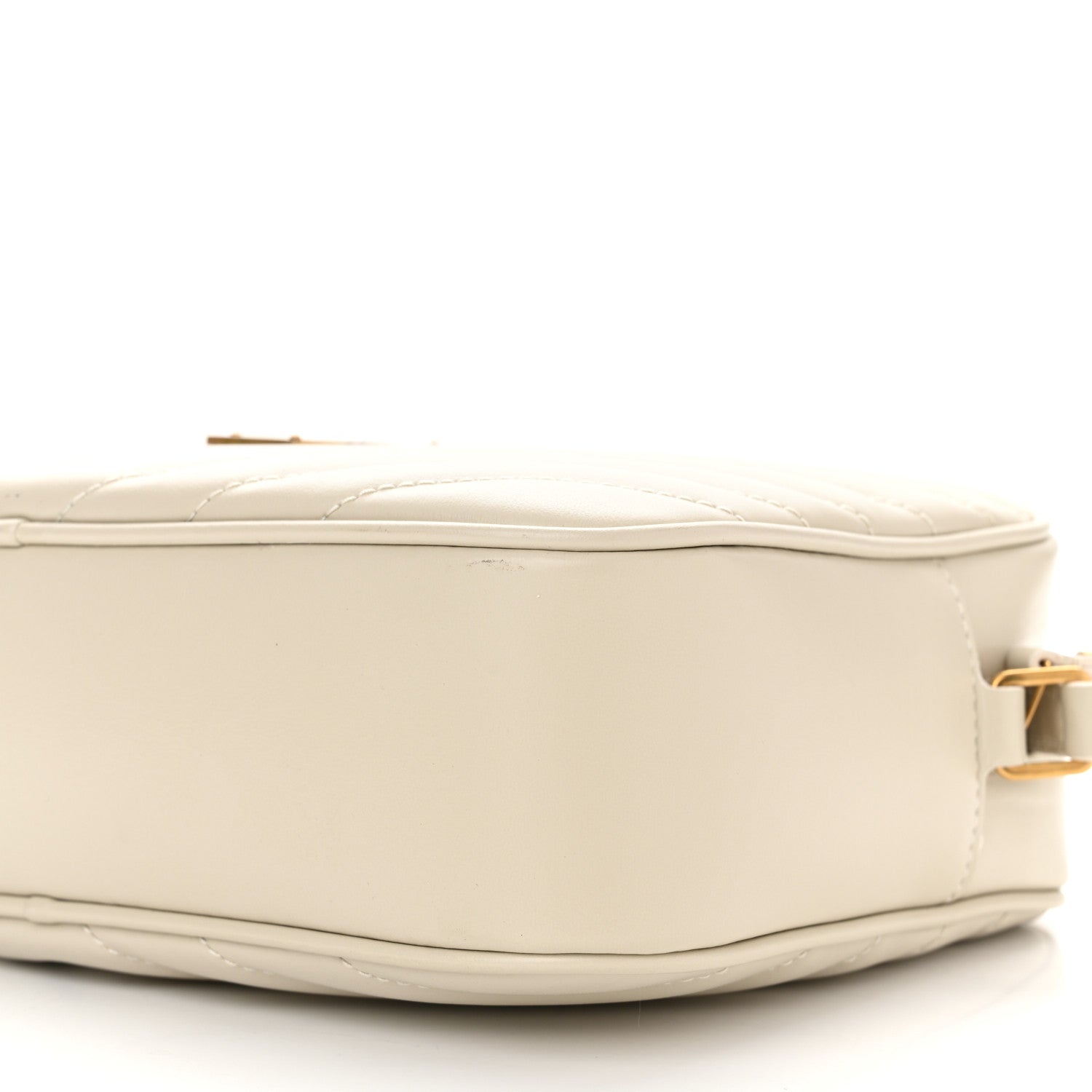 Saint Laurent Calfskin Matelasse Monogram Lou Camera Bag Blanc Vintage 10 of 10
