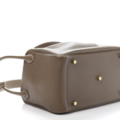 Hermes Taurillon Clemence Lindy 30 Etoupe 7 of 13