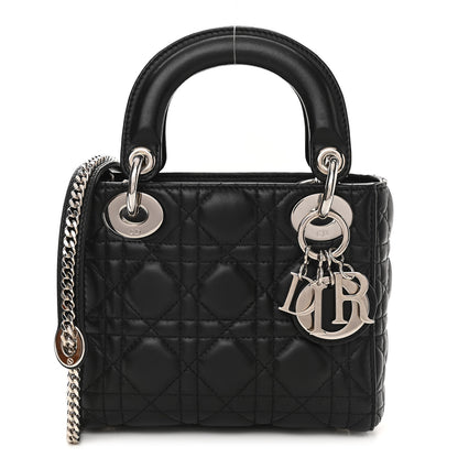 Christian Dior Lambskin Cannage Mini Lady Dior Black 1 of 11