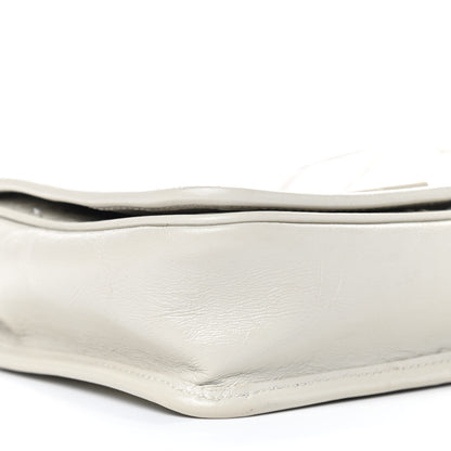 Saint Laurent Crinkled Calfskin Matelasse Monogram Niki Chain Wallet Crema Soft 10 of 11