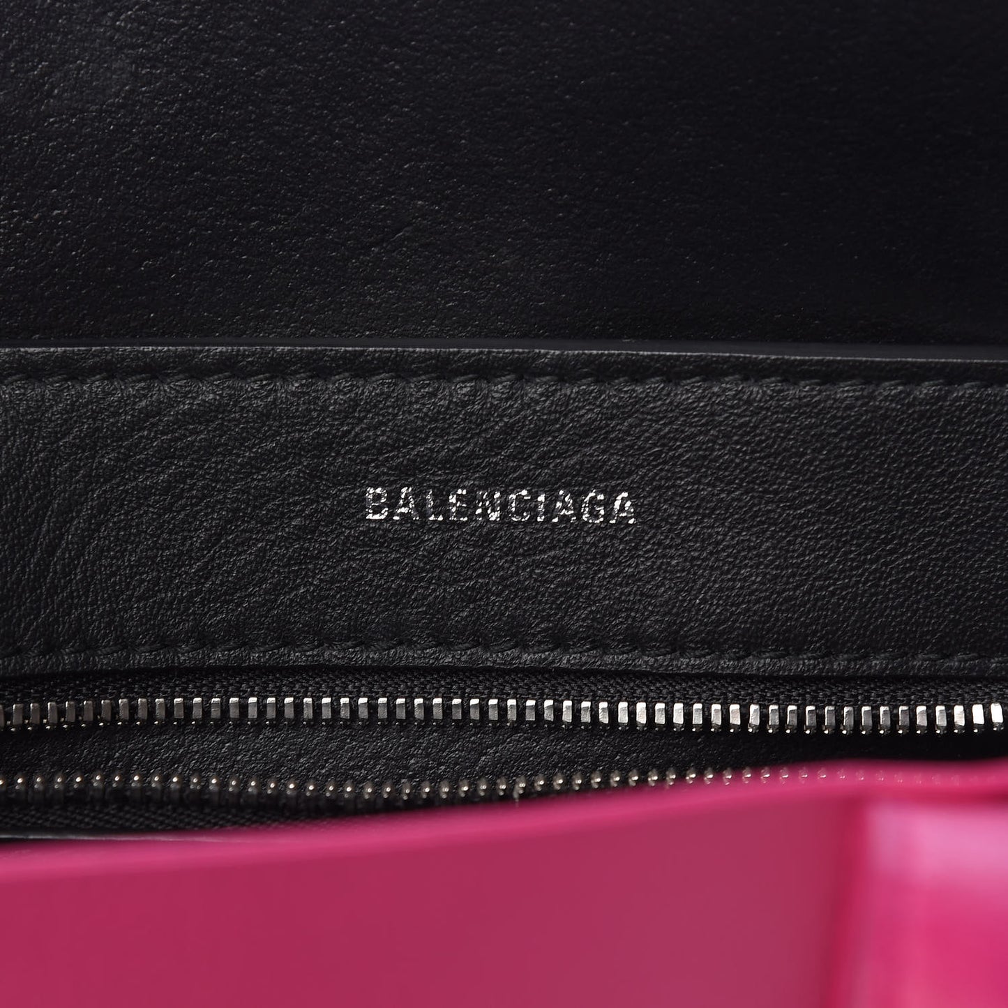 Calfskin XXS Everyday Tote Rose Magenta Black