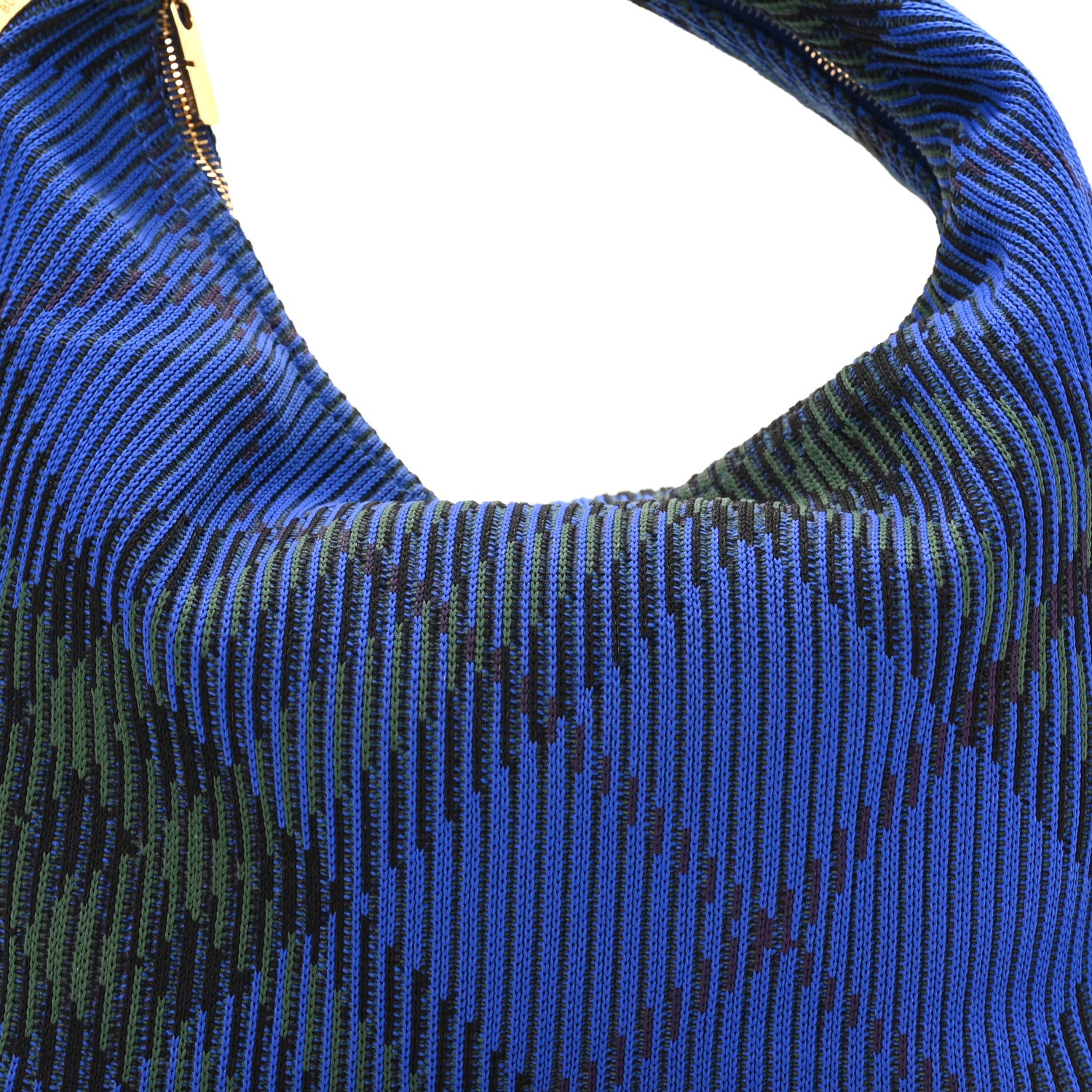Burberry Canvas Knitted Check Peg Medium Duffle Bag Knight 7 of 11
