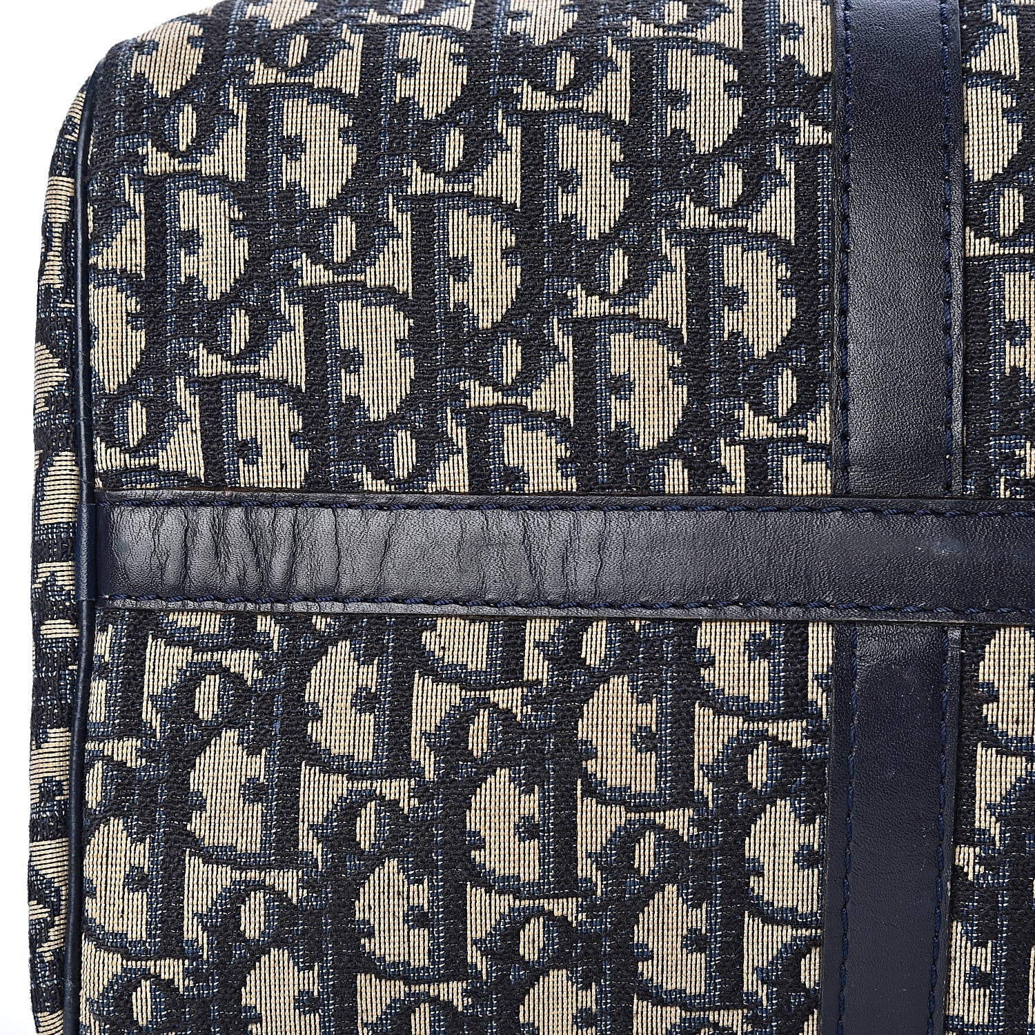 Christian Dior Monogram Duffle Navy Blue 9 of 14