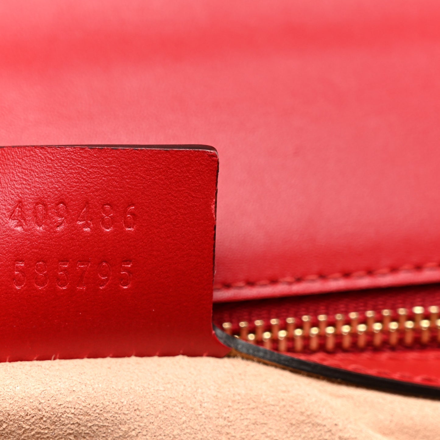 Guccissima Medium Padlock Shoulder Bag Hibiscus Red