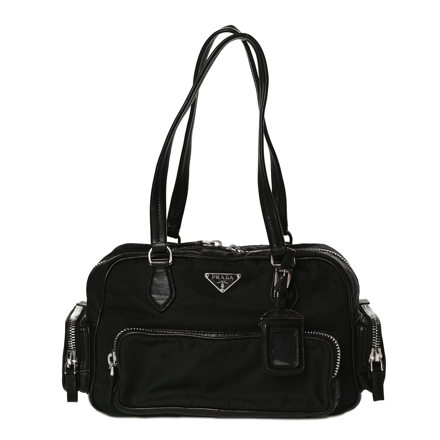 Tessuto Nylon Shoulder Bag Black