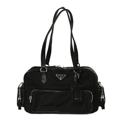 Prada Tessuto Nylon Shoulder Bag Black 1 of 10