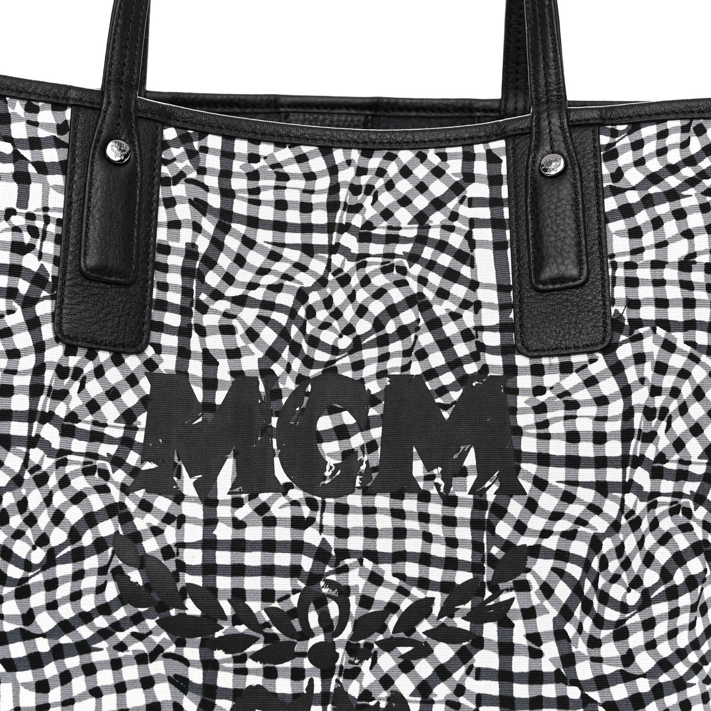 Visetos Medium Liz Reversible Shopper Tote Black