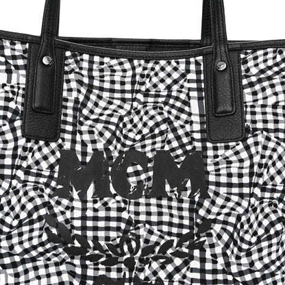 MCM Visetos Medium Liz Reversible Shopper Tote Black 11 of 16