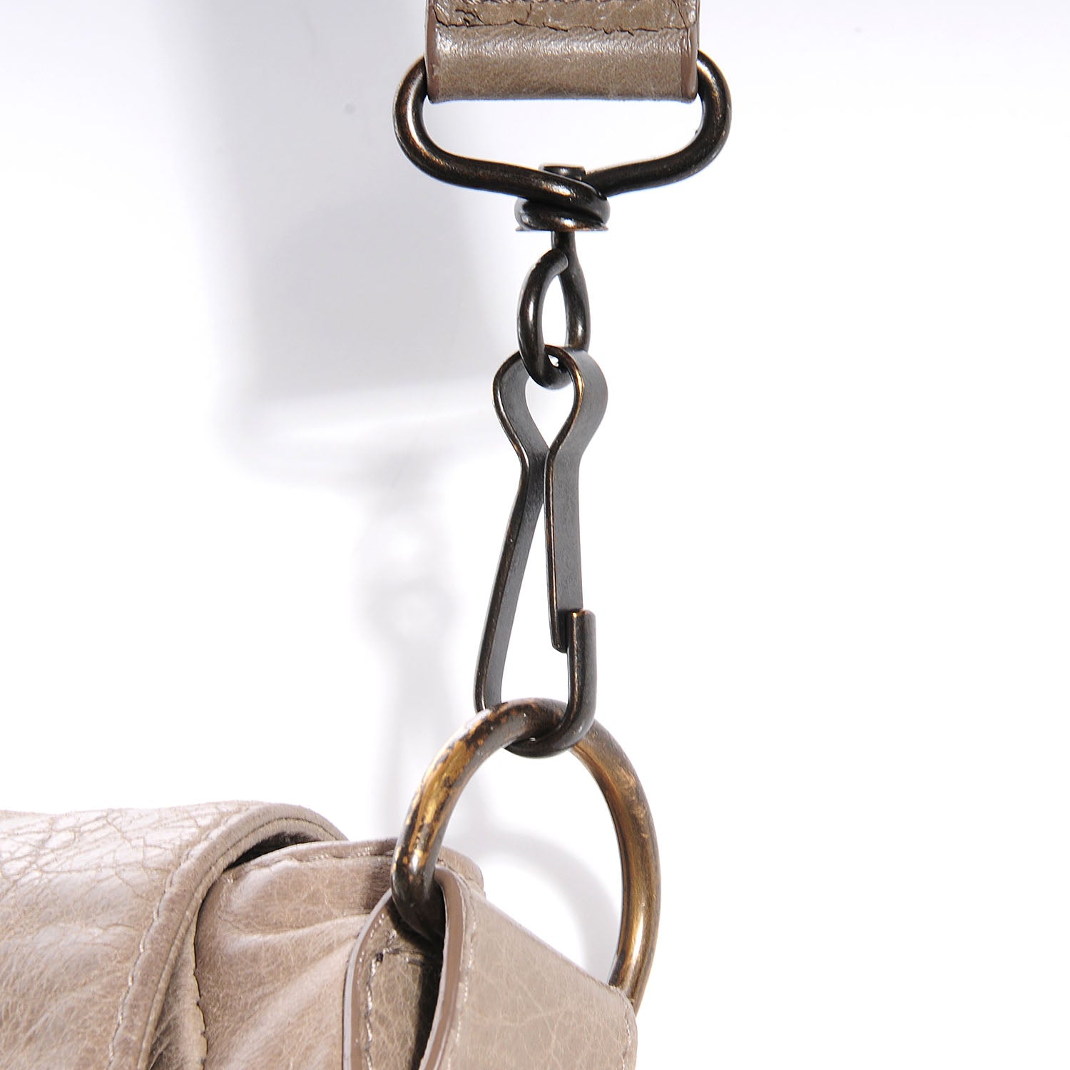 Balenciaga Agneau Folk Messenger Papyrus 8 of 11