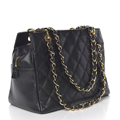 Chanel Caviar Quilted Petit Timeless Tote PTT Black 3 of 11