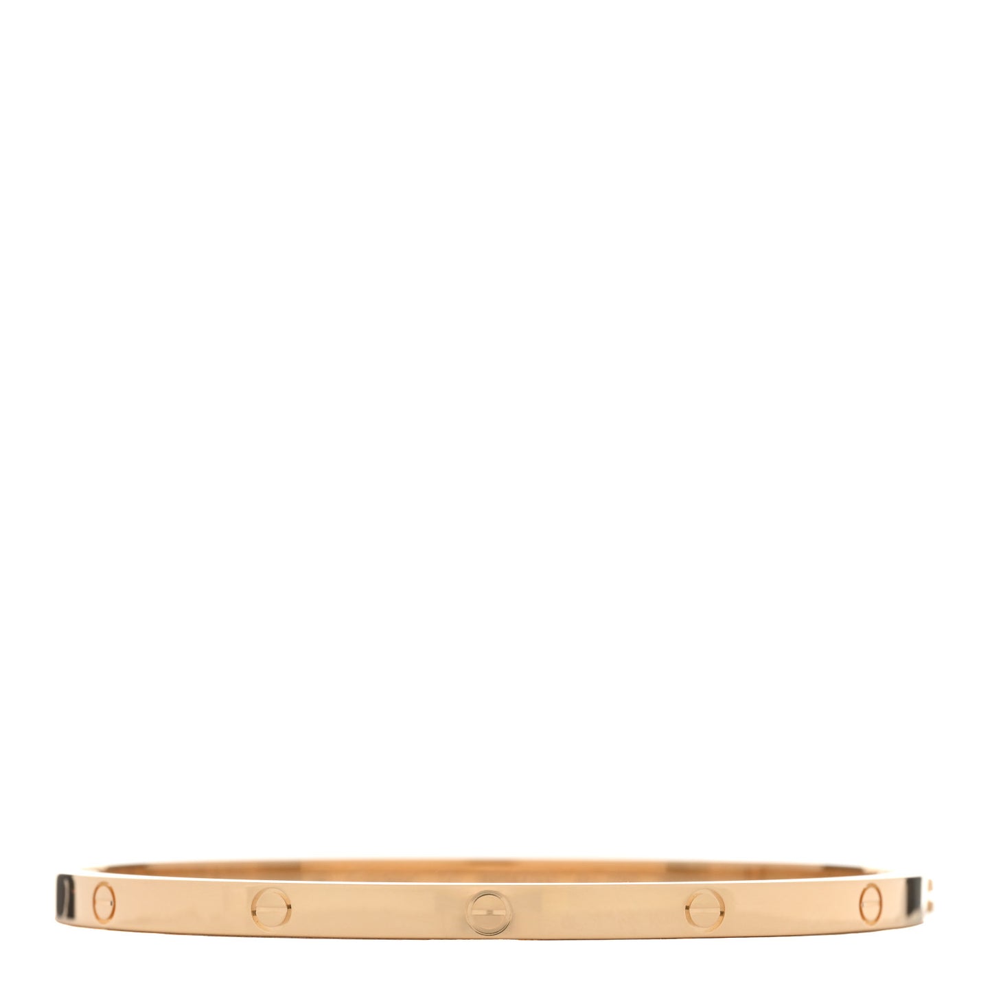 18K Yellow Gold Small LOVE Bracelet 17