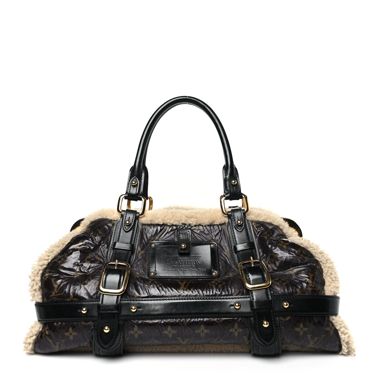 Louis Vuitton Monogram Shearling Storm Bag 1 of 8