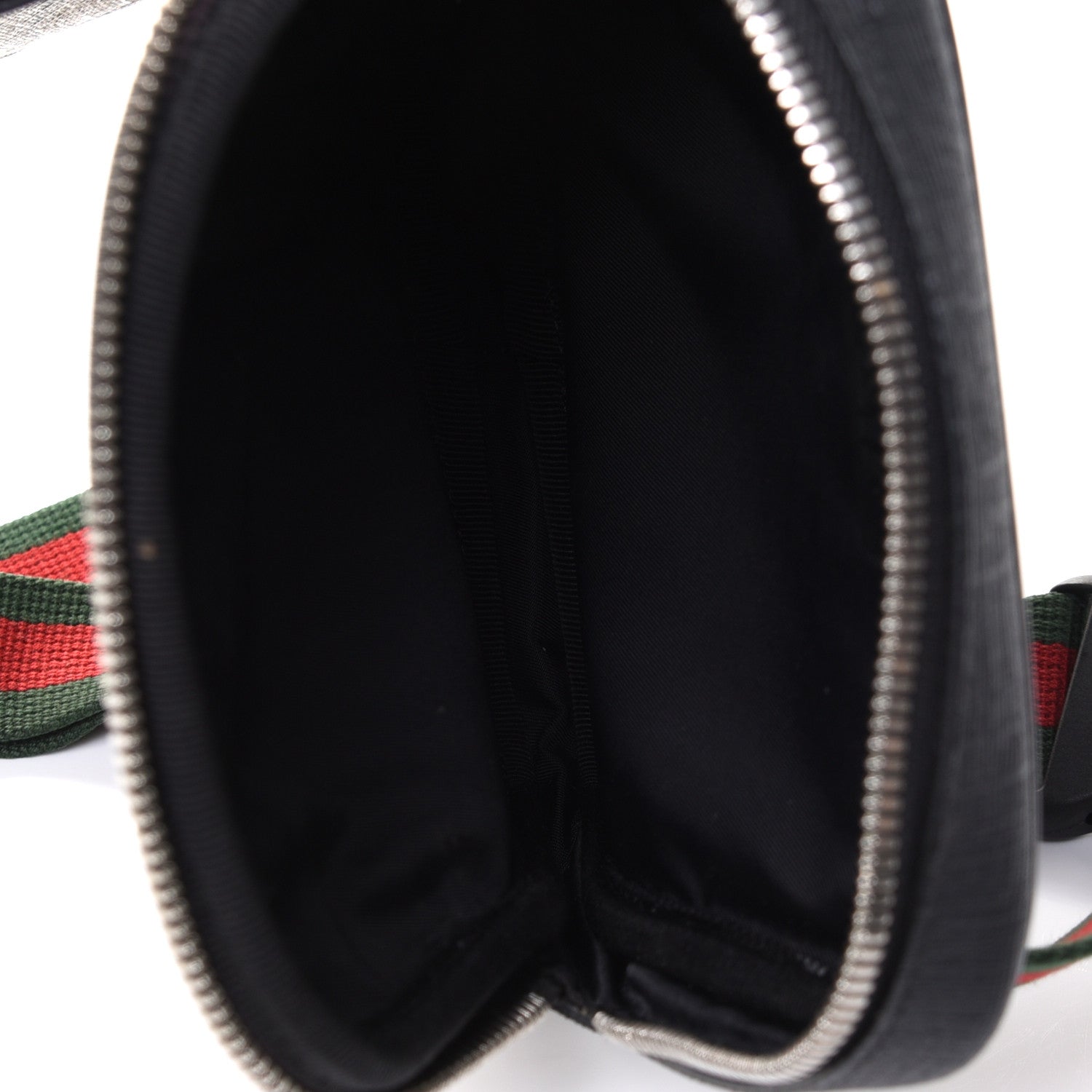 Gucci GG Supreme Monogram Web Belt Bag Black 4 of 4