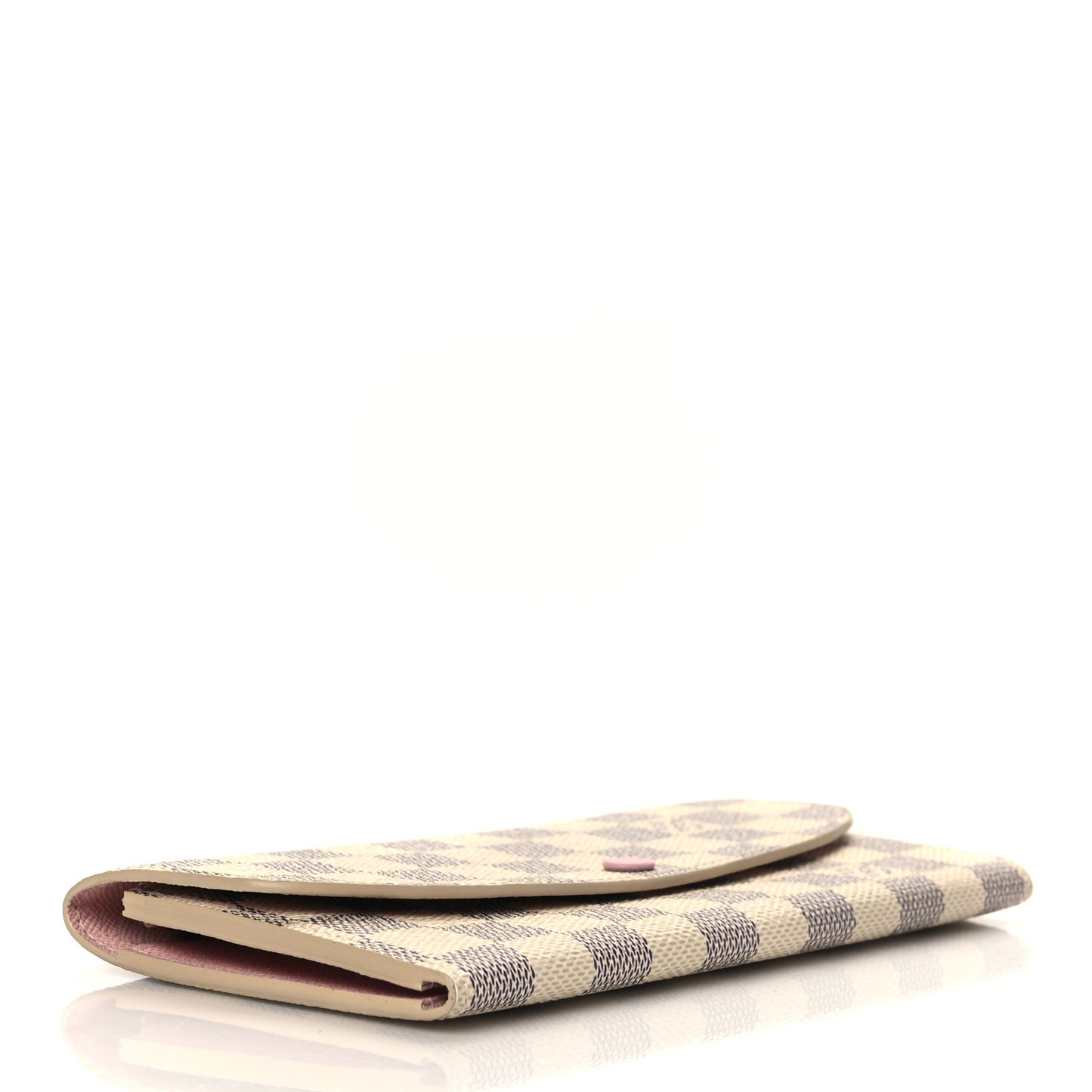 Damier Azur Emilie Wallet Rose Ballerine